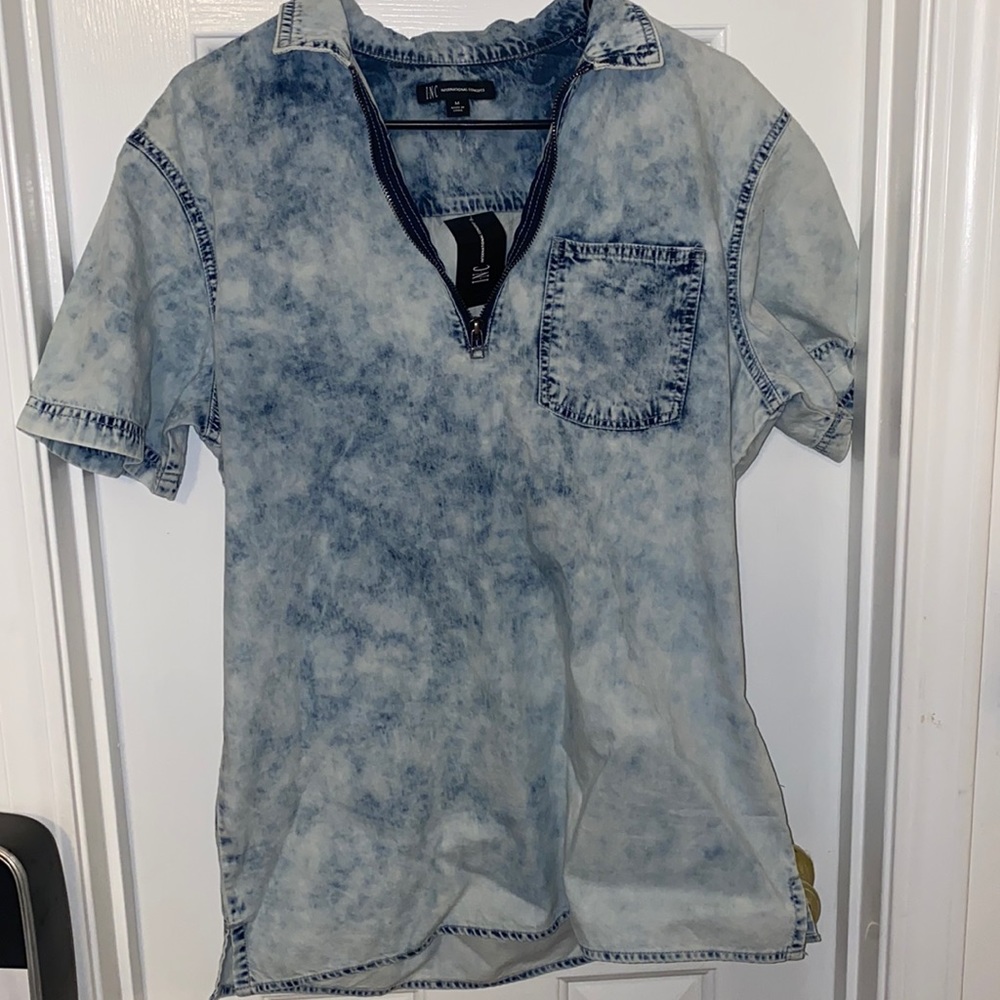 INC Denim design shirt